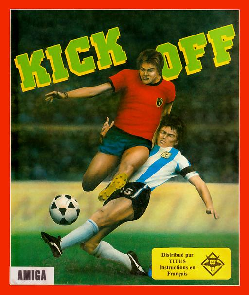 Kick Off box art for Amiga